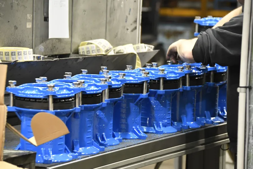 visite de l'usine Huot - matériel exposé