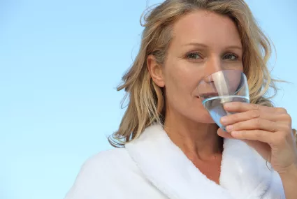 Distribution de berlingots d'eau