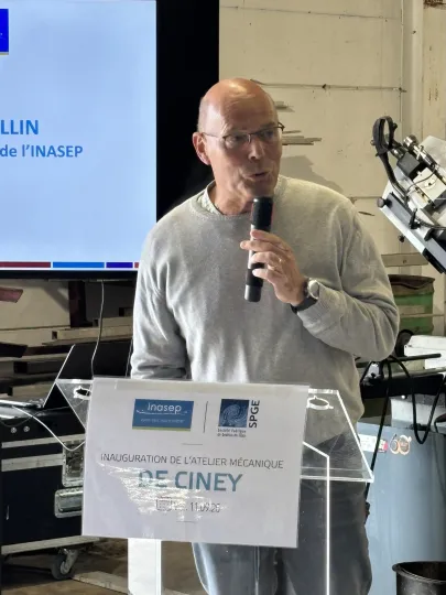 Discours du Directeur général de l'INASEP Didier Hellin