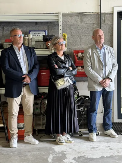 Inauguration atelier Ciney